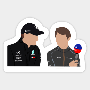 George Russell and Lando Norris Sticker